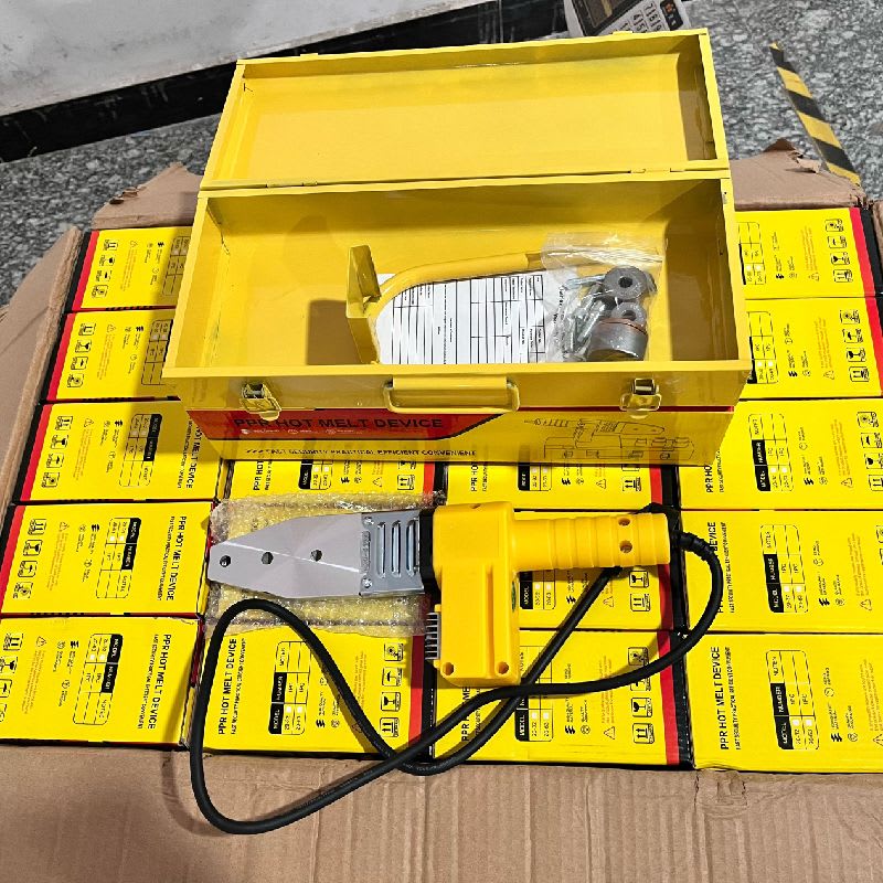 Máquina de soldadura de tuberías termofusión de 3 cabezas 1000w 32 — foto 7