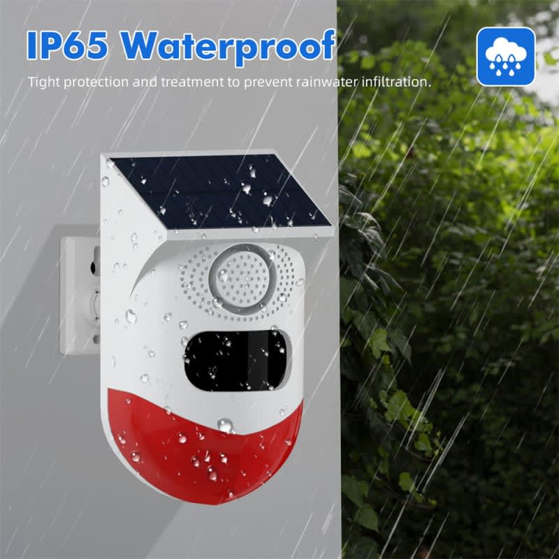 Solar Alarma Smart Wifi Con Sensor Movimiento 120db Usb — foto 2
