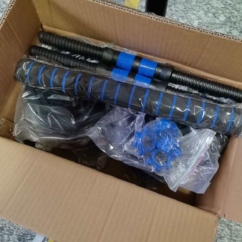 15Kg Mancuernas Ajustables Set De Total Fitnics 2en1 +barra Color Azu — foto 6
