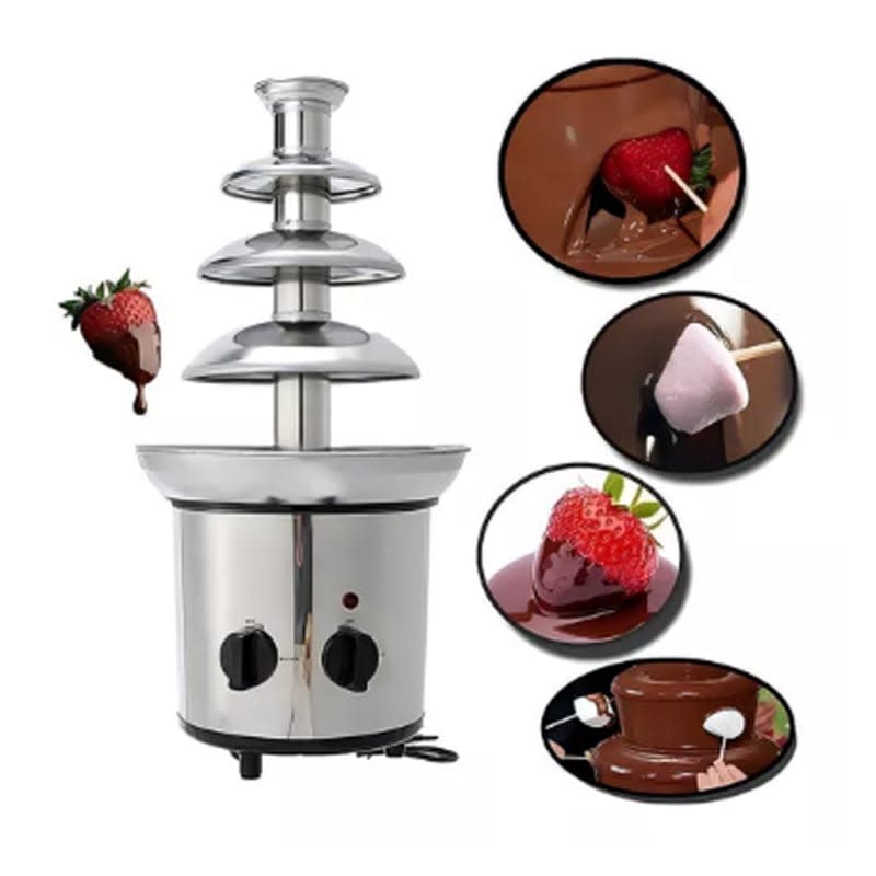 30L Cascada Fuente Chocolate Fondue 4 Niveles Acero Inoxidable — foto 4