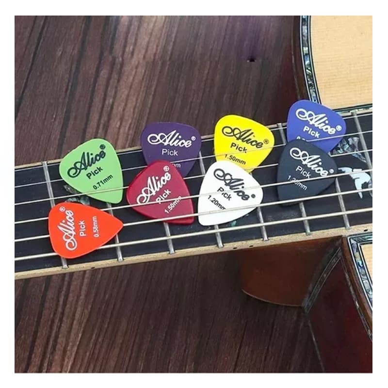 50pcs Uñetas De Guitarra Y Bajo Superficie Esmerilada — foto 5