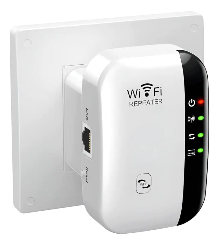 Repetidor Amplificador Wifi Señal 300 Mbps 2.4g Color Blanco — foto 1