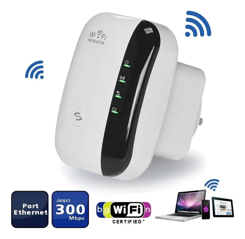 Repetidor Amplificador Wifi Señal 300 Mbps 2.4g Color Blanco — foto 6