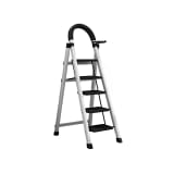 Escalera 148*43*72cm de Hierro de 5 Peldaños en Color Blanco5 — miniatura 1