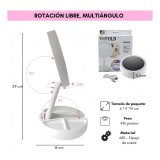 Espejo Con Luz Led Para Maquillaje Plegable — miniatura 3