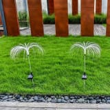 2pcs flor medusa luces energía solar Colores — miniatura 3