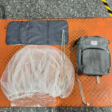 Gris Mochila 3 En 1 Pañalera Cuna Y Mudador Portátil Para Bebés — miniatura 9