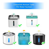 Bomba De Agua Sumergible Para Bebedero De Gatos Usb Y Led — miniatura 3