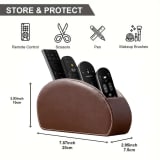 estante de 5capas para controles remoto de cuero organizador 5 — miniatura 4