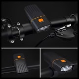 1000ml Lámpara para bicicleta delantera y trasera TK3 recargable impermeable — miniatura 4