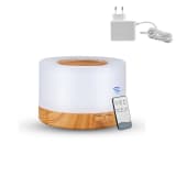 Humidificador con control remoto difusión ultrasónica aire 7LED luz de madera 700ML7 — miniatura 1