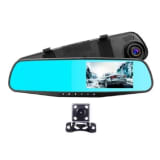 Espejo Carro Retrovisor Dvr Cámara D Reversa 4.3 PuLG 1080hd — miniatura 1
