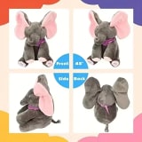 Rosa jugar a las escondidas elefante muñeca. — miniatura 4