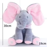Rosa jugar a las escondidas elefante muñeca. — miniatura 6