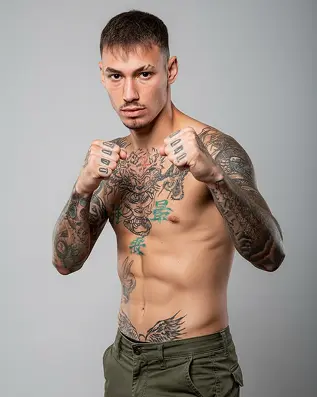 AI fighter portrait