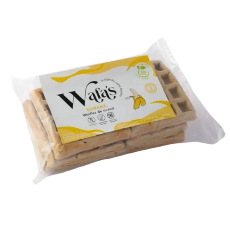 Waffles de banana