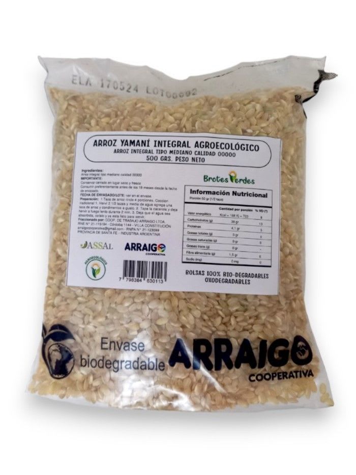 Arroz Integral Yamani Agroecologico