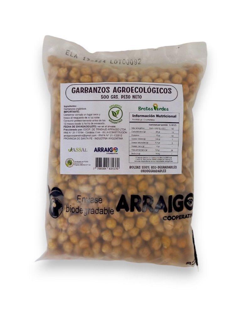 Garbanzos Agroecologicos