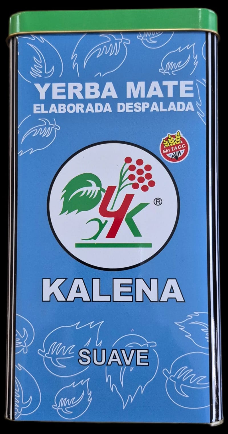 Yerba Mate Lata Azul Con Pico Vertedor 