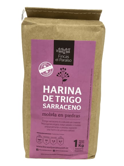 Harina Trigo Sarraceno -Molida En Piedras-