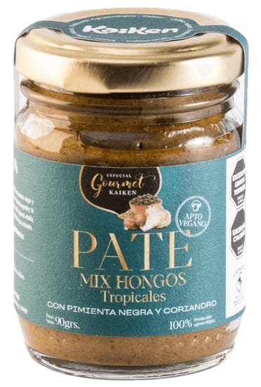 Pate Mix Hongos Tropicales Con Pimienta Negra Y Coriandro