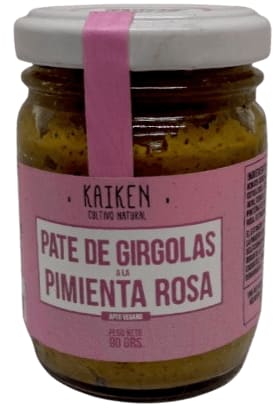 Pate Girgolas Con Pimienta Rosa