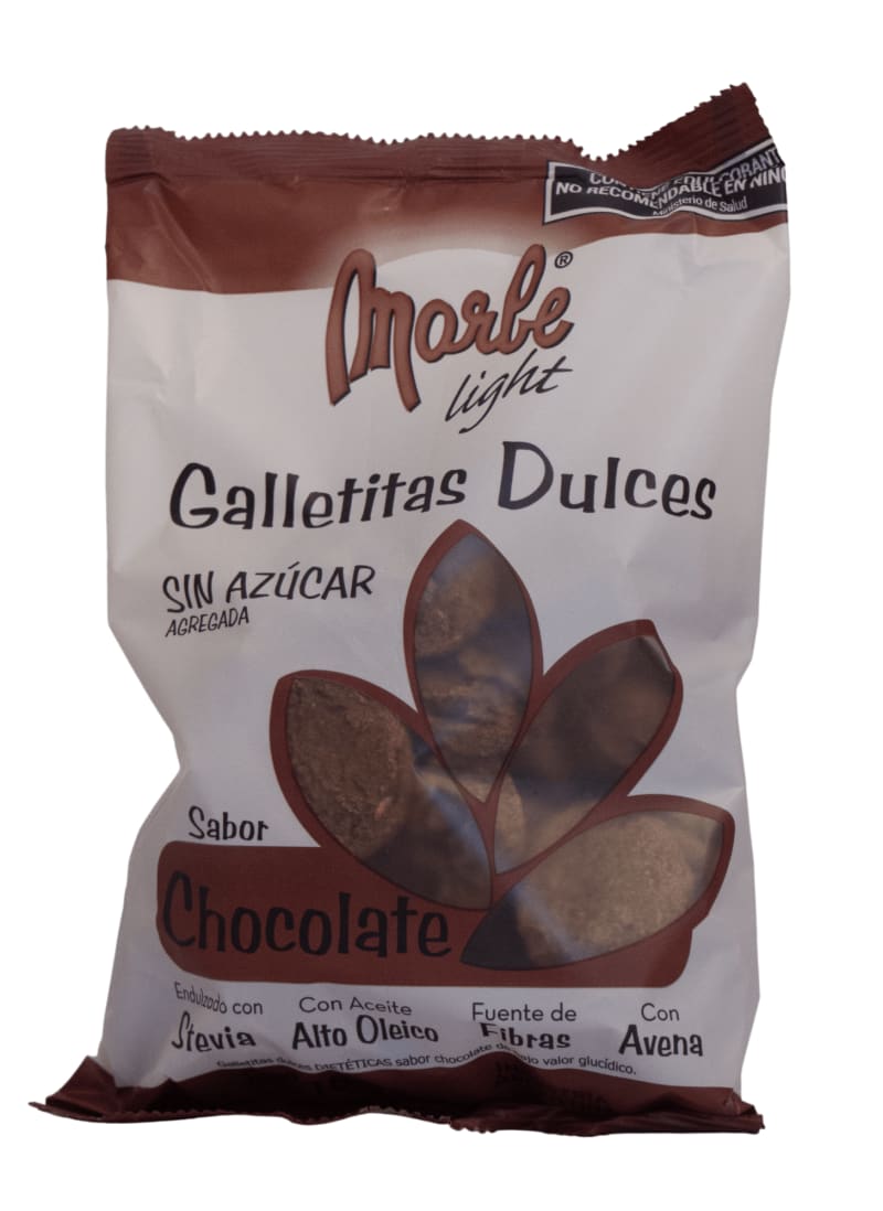 Galletitas chocolate sin azucar endulzada con stevia