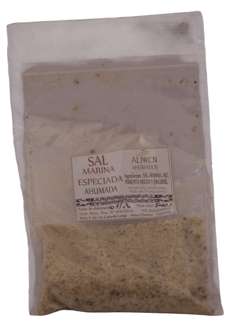 Sal marina especiada ahumada 
