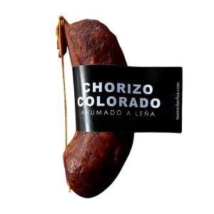 Chorizo colorado ahumado a leña