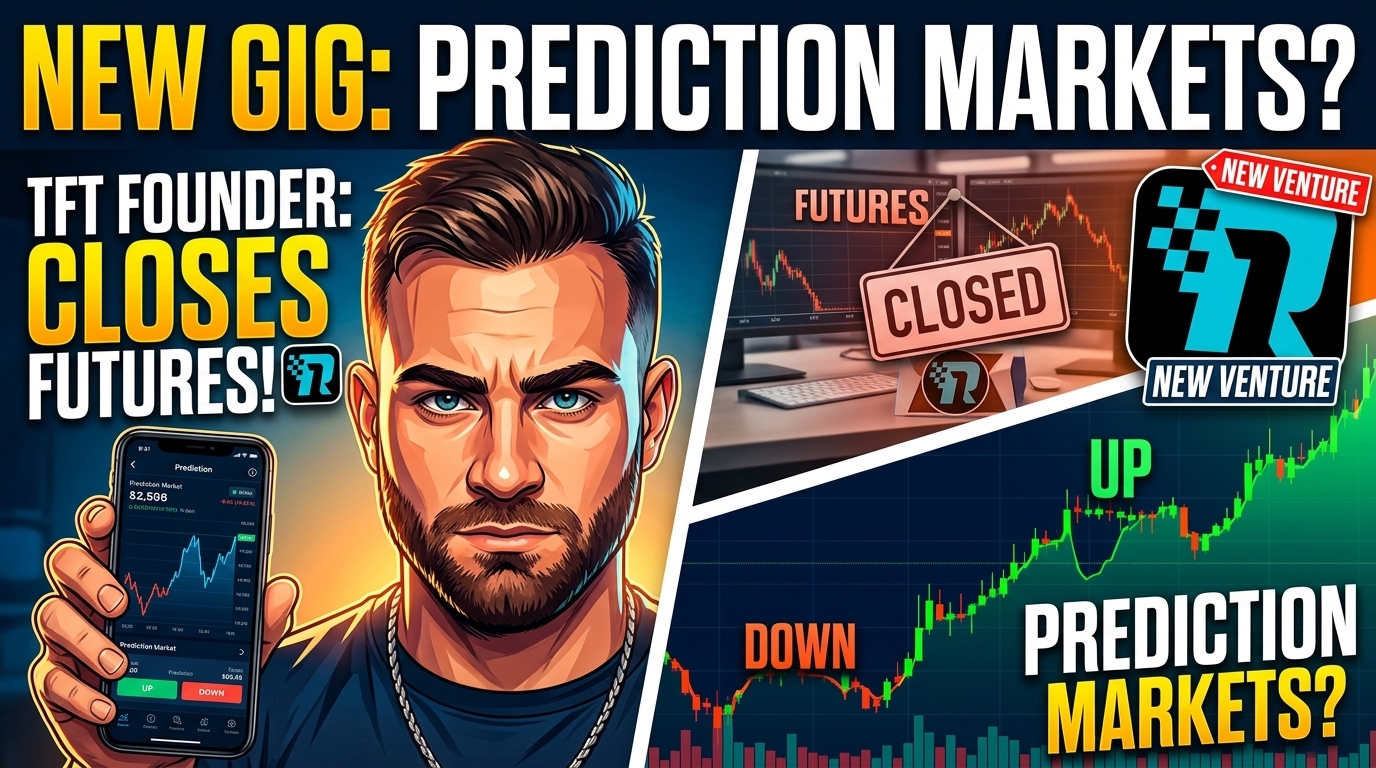 TFT Founder Shuts Down Rev One Trading, Pivots to Prediction Markets