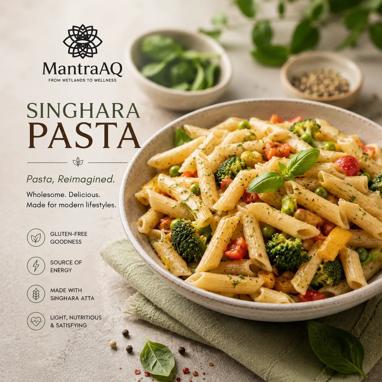Singhara Pasta