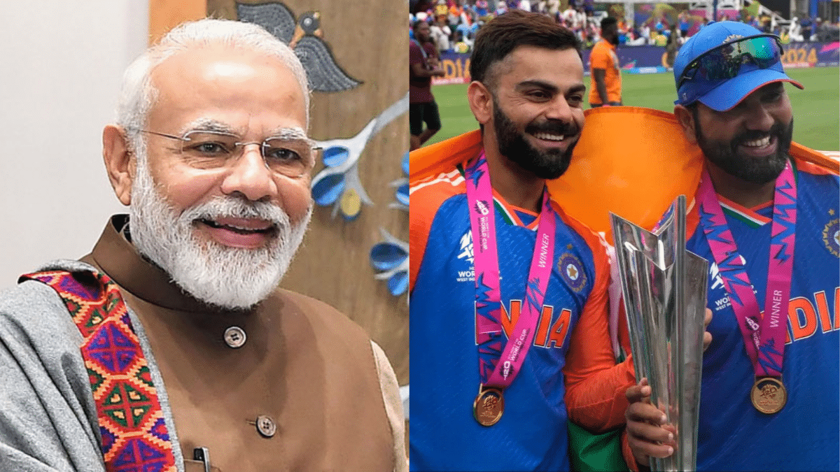 ಟಿ-20 ವಿಶ್ವಕಪ್ ವಿಜಯದ ನಂತರ ಅಭಿನಂದಿಸಿದ ಪ್ರಧಾನಿ - T20 World Cup Modi Congratulates Team India