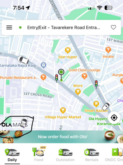 ಗೂಗಲ್ ಮ್ಯಾಪ್ನಿಂದ ಹೊರ ಬಂದ ಓಲಾ - ola has exited google maps and has shifted to its own ola maps for cab operations
