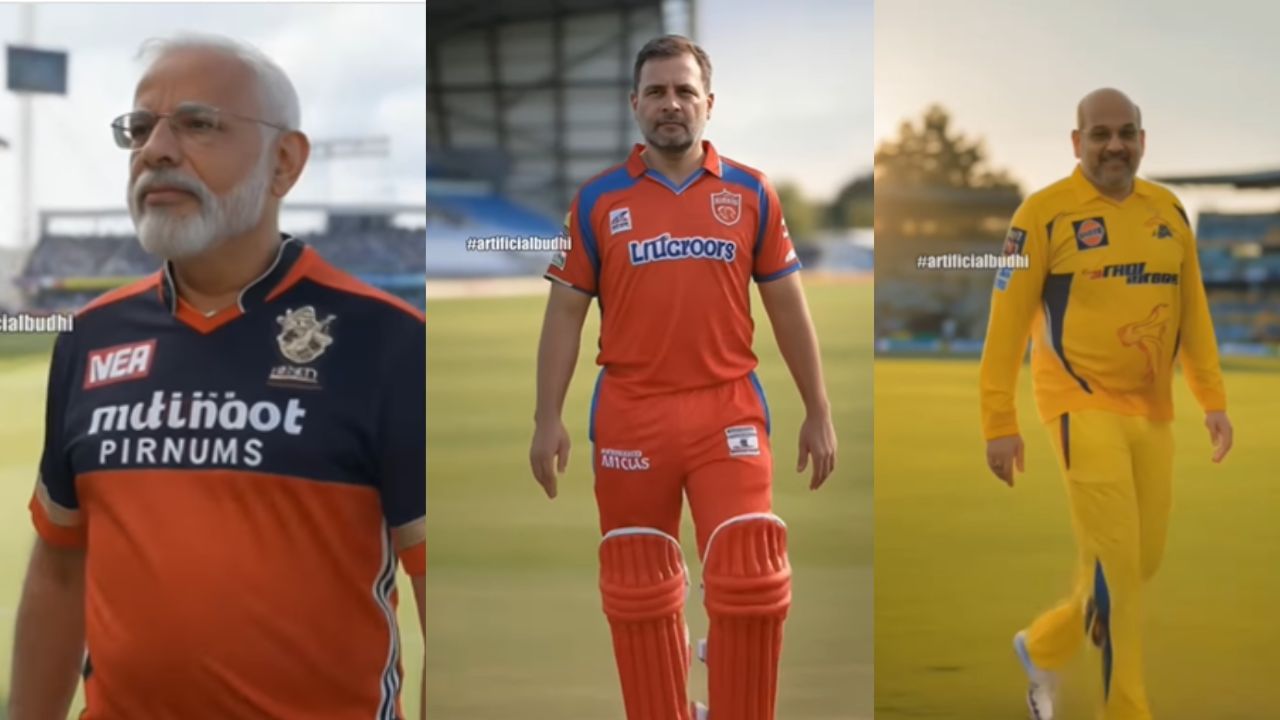 AI Imagines Indian Politicians in IPL Teams AI Imagines Indian Politicians in IPL Teams