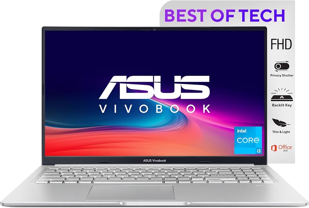 Asus Vivobook 15 (12th Gen Intel Core i3) - 2025ರಲ್ಲಿ ವಿದ್ಯಾರ್ಥಿಗಳಿಗೆ ಉತ್ತಮ ಲ್ಯಾಪ್ಟಾಪ್ಗಳು: ಆಯ್ಕೆ ಹೇಗೆ?