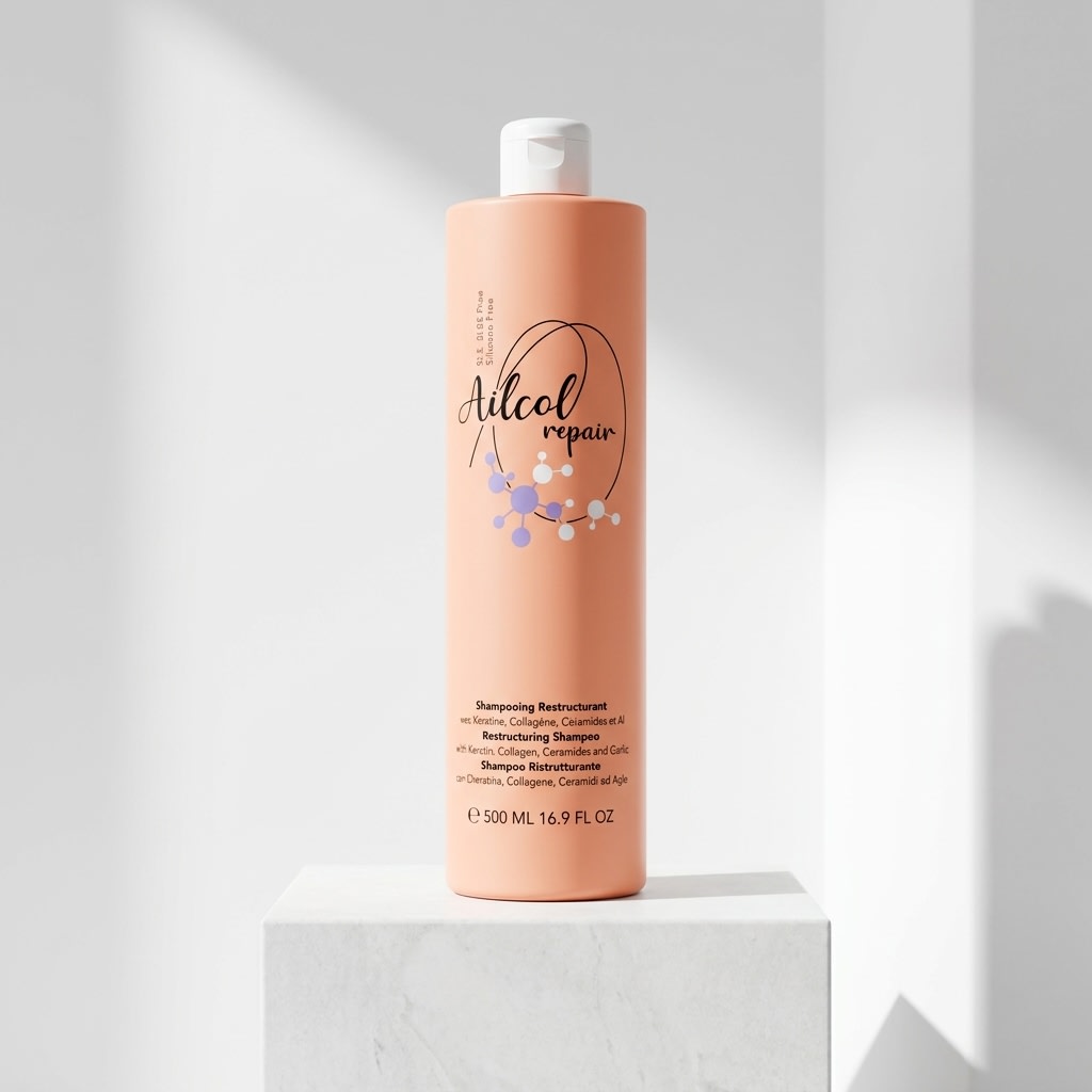 Shampooing Ailcol Repair sans sulfates 500 ml