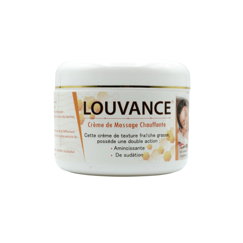 Louvance Crème de Massage Chauffante - Amincissante et Sudation