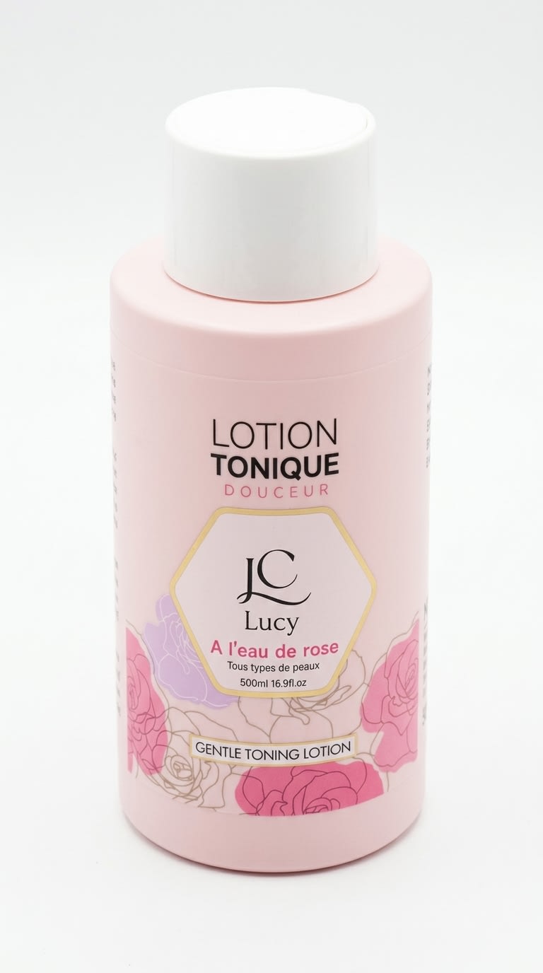 LC Lucy Lotion Tonique Douceur à l’Eau de Rose 500 ml