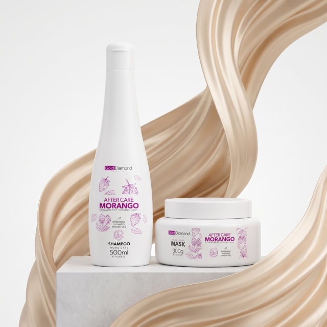Pack After Care Morango Strawberry Gold Diamond : عناية ما بعد اللسنج بدون سلفات