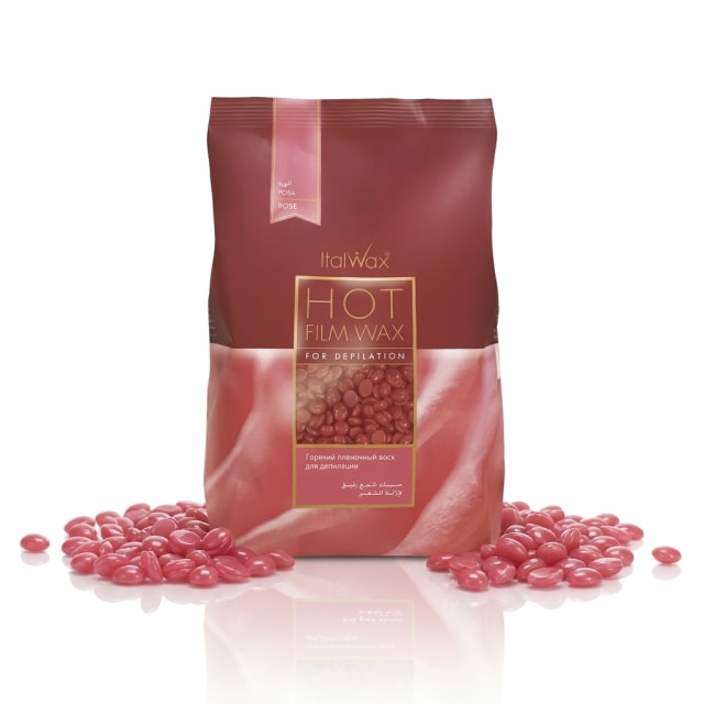 ItalWax Hot Film Wax Rose – شمع سخون قابل للتقشير