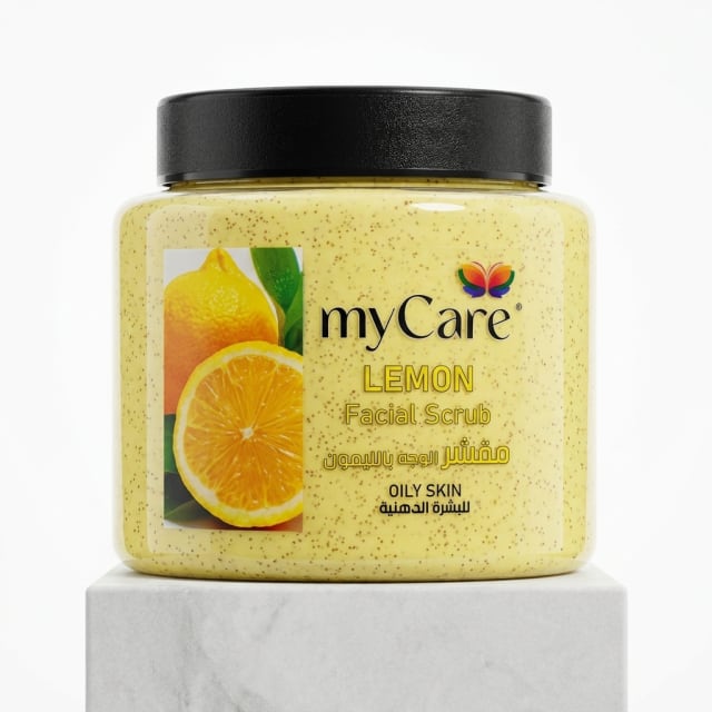 myCare Lemon Facial Scrub – تقشير الوجه بالليمون للبشرة الدهنية 500 مل