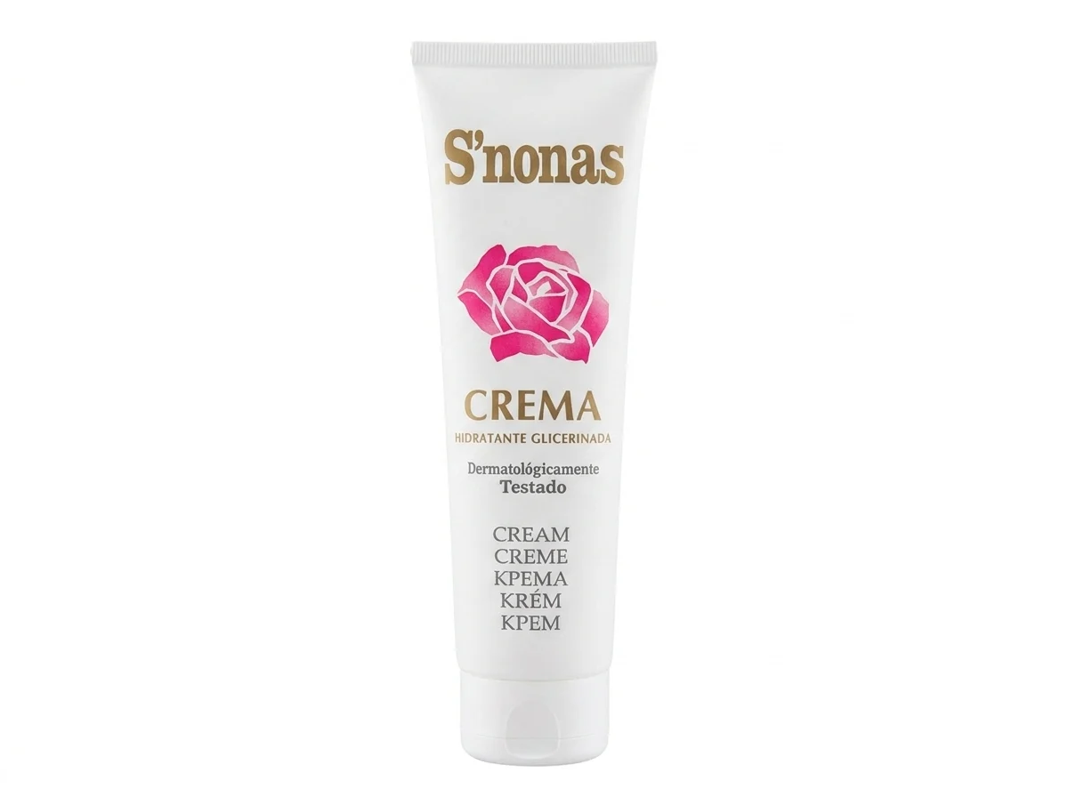 S'nonas Crème Hydratante à la Glycérine et à la Rose 150 ml