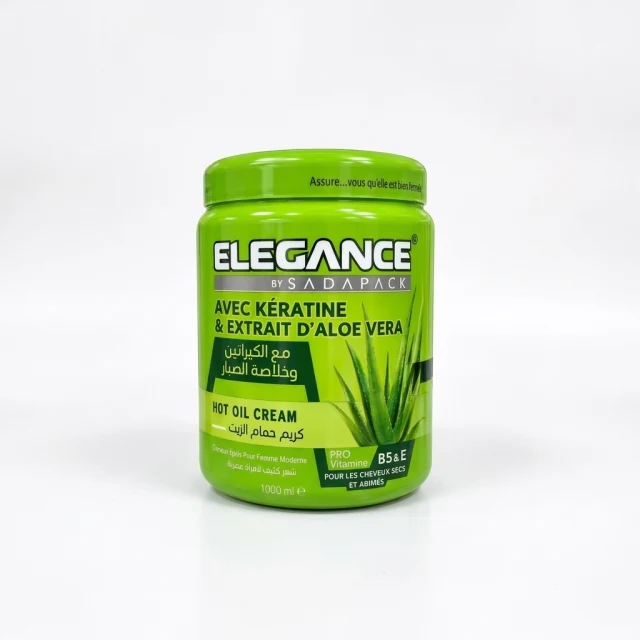 Elegance Hot Oil Cream Kératine & Aloe Vera 1000 ml