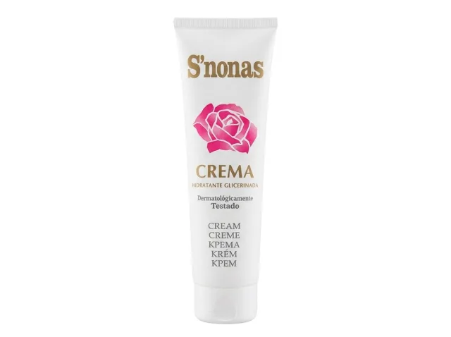 S'nonas Crème Hydratante à la Glycérine et à la Rose 150 ml