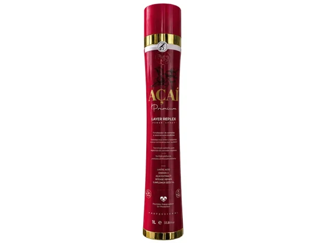 Açaí Premium Layer Replex Power Spray Soin Reconstructeur Professionnel 1 Litre