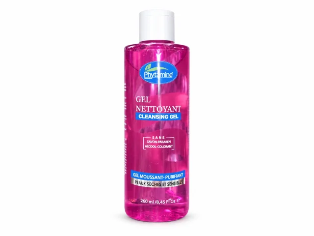 Phytamine Gel Nettoyant Moussant Purifiant Peaux Sèches et Sensibles 250 ml