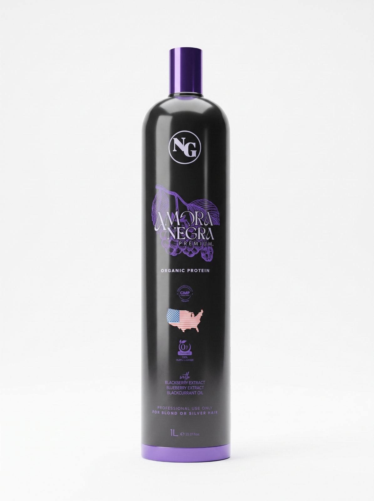 Masque Antifriz Amora Negra : Soin Matisant et Lissant pour Cheveux Blonds