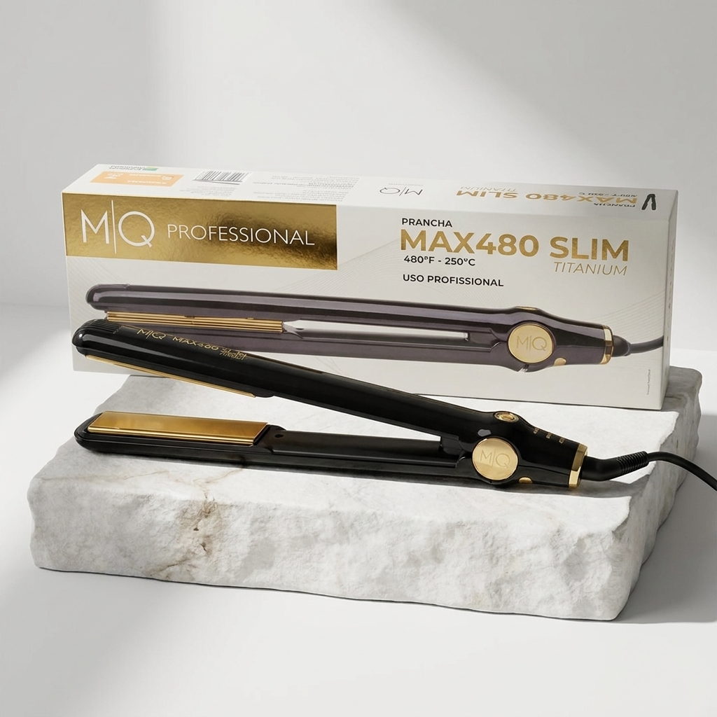 MQ Professional Max 480 Slim Titanium – Lisseur Professionnel