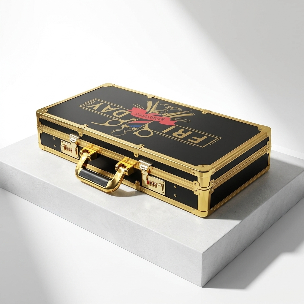 Mallette Professionnelle de Barbier – Coffret Barber avec Serrures