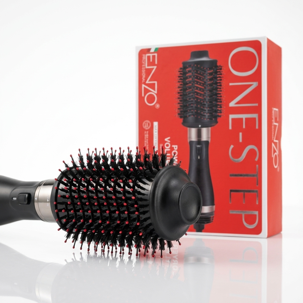 ENZO Professional Pro One Step – Brosse Soufflante Volumisante